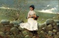 Pfirsich Blüten Realismus Maler Winslow Homer